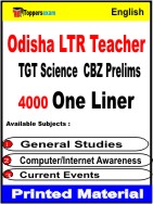 Odisha LTR Teacher TGT Science CBZ Prelims One Liner Book in English