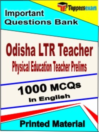Odisha LTR Teacher Physical Education Teacher Prelims Test Book in English - Objective MCQ