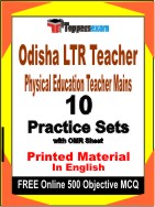 Odisha LTR Teacher Physical Education Teacher Mains Book in English - Practice Set