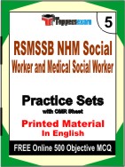 RSMSSB NHM Social Worker and Medical Social Worker Book in English - Mock Test / Practice Set
