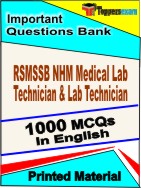 RSMSSB NHM Medical Lab Technician & Lab Technician Book in English - Objective MCQ