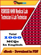 RSMSSB NHM Medical Lab Technician & Lab Technician PDF Book In English - MCQ / Objective Questions