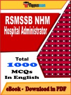 RSMSSB NHM Hospital Administrator PDF Book In English - MCQ / Objective Questions