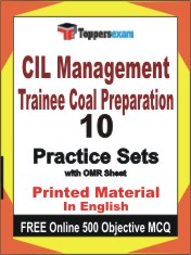 CIL Management Trainee Coal Preparation Book in English - Practice Set