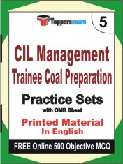 CIL Management Trainee Coal Preparation Book in English - Mock Test / Practice Set