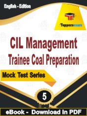 CIL Management Trainee Coal Preparation PDF Book In English - Practice Set