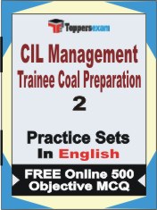 CIL Management Trainee Coal Preparation Book in English - Question Paper / Practice Set