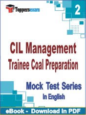 CIL Management Trainee Coal Preparation PDF Book In English - Question Paper