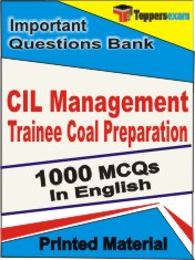 CIL Management Trainee Coal Preparation  Book in English - Objective MCQ