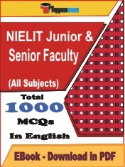 NIELIT Junior & Senior Faculty Exam PDF Book In English - MCQ / Objective Questions