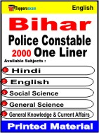 Bihar Police Constable One Liner Book in English