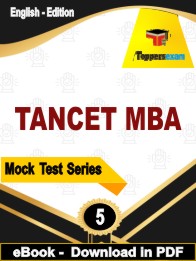 TANCET MBA Test PDF Book In English - Practice Set