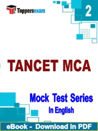 TANCET MCA Test PDF Book In English - Question Paper