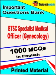 BTSC Specialist Medical Officer (Gynecology) Exam Book in English - Objective MCQ