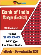 Bank of India Manager (Electrical) PDF Book In English - MCQ / Objective Questions