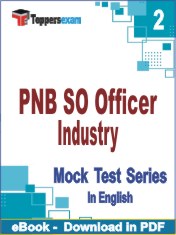 PNB SO Officer Industry PDF Book In English - Question Paper
