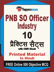 PNB SO Officer Industry Book in Hindi - Practice Set