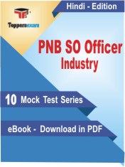 PNB SO Officer Industry PDF Book In Hindi - Mock Test/Practice Set