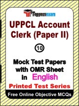 UPPCL Account Clerk (Paper 2) Exam Mock Test Papers (Book) in English