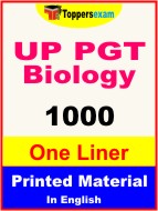 UP PGT Biology One Liner Book in English