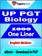 UP PGT Biology One Liner Book PDF in English