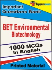 BET Environmental Biotechnology Book in English - Objective MCQ
