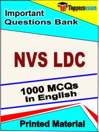 NVS LDC Test Book in English - Objective MCQ