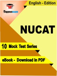 NUCAT Test PDF Book In English - Mock Test/Practice Set
