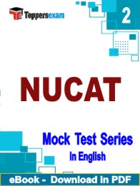 NUCAT Test PDF Book In English - Question Paper