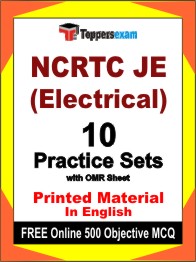 NCRTC JE (Electrical) Test Book in English - Practice Set