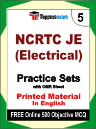NCRTC JE (Electrical) Test Book in English - Mock Test / Practice Set