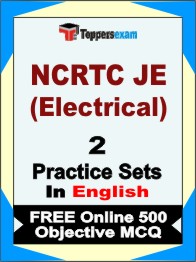 NCRTC JE (Electrical) Test Book in English - Question Paper / Practice Set