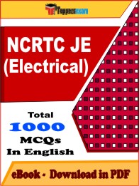 NCRTC JE (Electrical) PDF Book In English - MCQ / Objective Questions