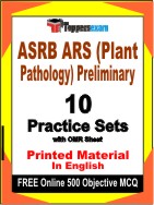 ASRB ARS (Plant Pathology) Preliminary Book in English - Practice Set