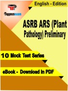 ASRB ARS (Plant Pathology) Preliminary Test PDF Book In English - Mock Test/Practice Set