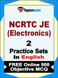 NCRTC JE (Electronics) Test Book in English - Question Paper / Practice Set