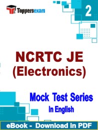 NCRTC JE (Electronics) Test PDF Book In English - Question Paper