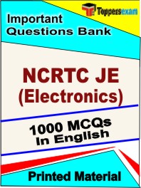 NCRTC JE (Electronics) Test Book in English - Objective MCQ