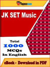 JK SET Music PDF Book In English - MCQ / Objective Questions