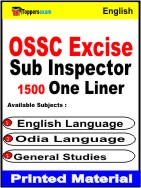 OSSC Excise Sub Inspector One Liner Book in English
