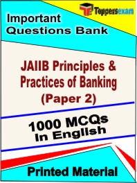 JAIIB Principles & Practices of Banking (Paper 2) Test Book in English - Objective MCQ