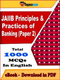 JAIIB Principles & Practices of Banking (Paper 2) One Liner Book PDF in English