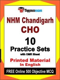 NHM Chandigarh CHO Exam Practice Set Book in English