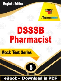 DSSSB Pharmacist Test PDF Book In English - Practice Set