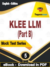 KLEE LLM (Part B) PDF Book In English - Practice Set