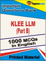 KLEE LLM (Part B)  Book in English - Objective MCQ