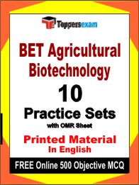 BET Agricultural Biotechnology Exam Book in English - Practice Set