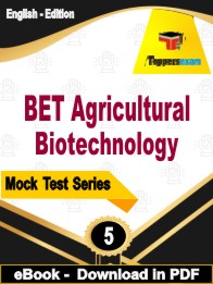 BET Agricultural Biotechnology Exam  PDF Book In English - Practice Set