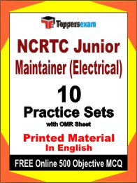 NCRTC Junior Maintainer (Electrical) Test Book in English - Practice Set