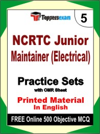 NCRTC Junior Maintainer (Electrical) Test Book in English - Mock Test / Practice Set